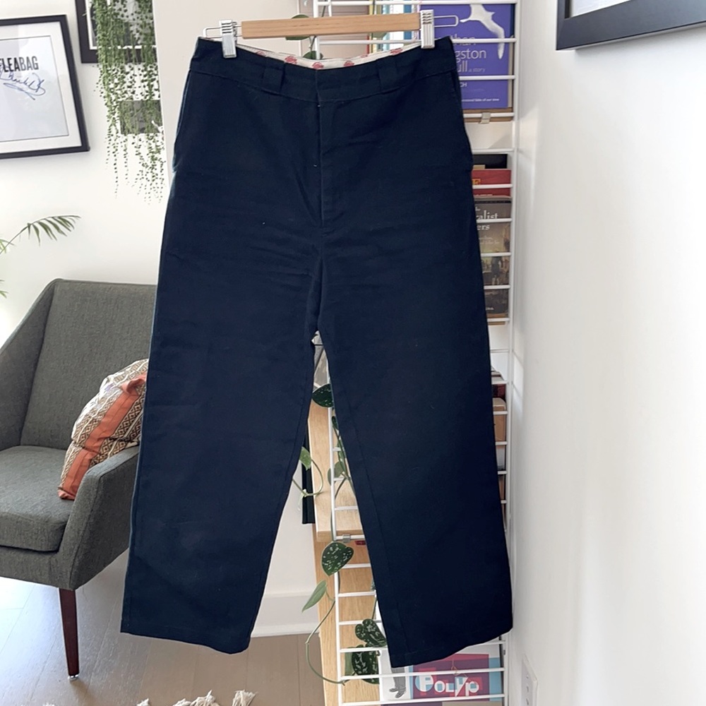 Straight leg high waist cropped Dickies x Madewell